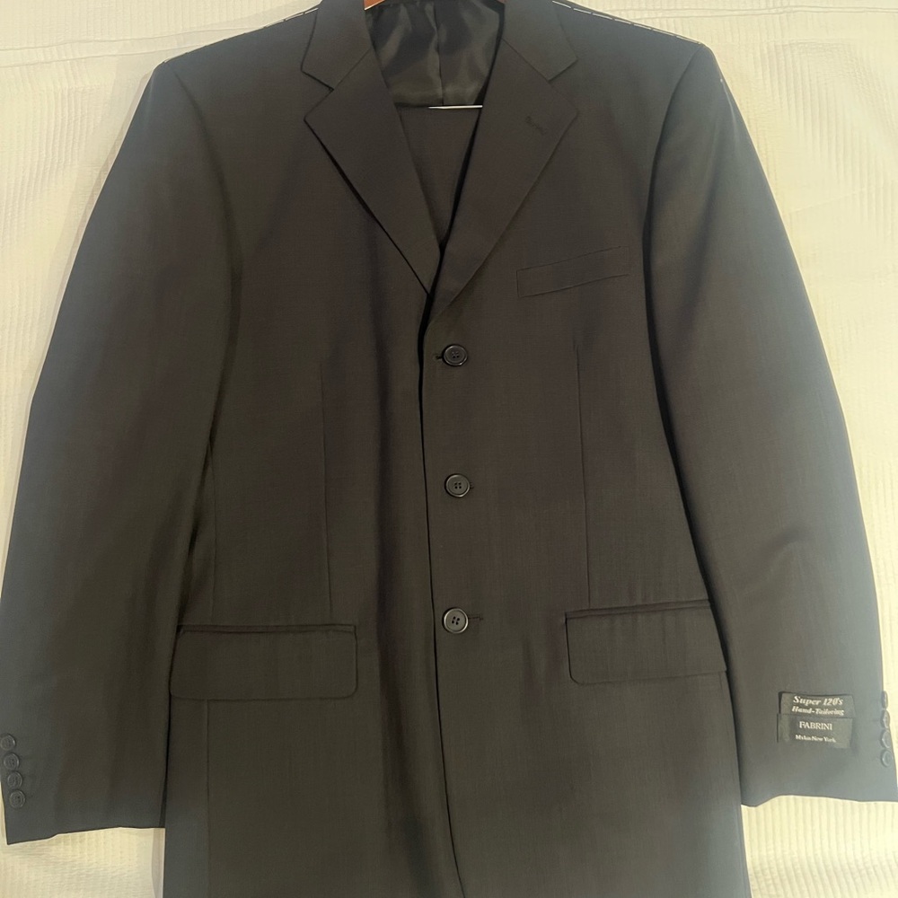 Men's Black Custom Tailored Suit